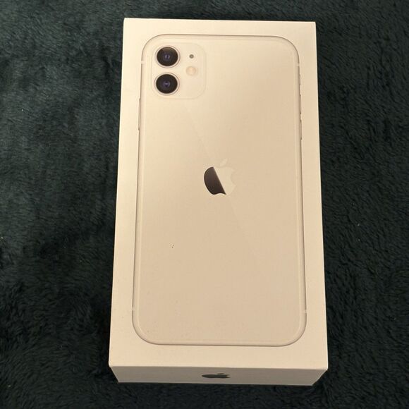 iPhone 11 White 128gb BOX ONLY - Picture 1 of 5